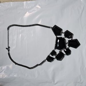 Vintage chunky black necklace